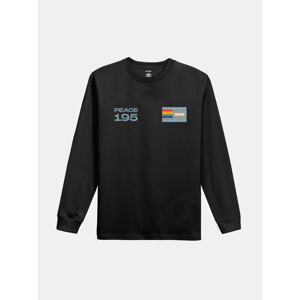New - AK + Umbro - 195 LS Tee - Black